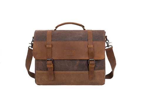 Messenger Bag Waxed Canvas B916