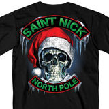 Saint Nick Skull Christmas T-Shirt