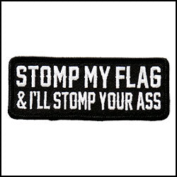 Stomp My Flag - 4" X 1"