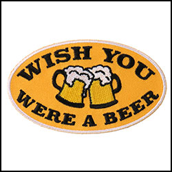 Wish You Were Beer - 4" X 2"