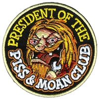 Piss & Moan Club-3" X 3"