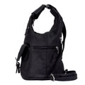 6 Pocket Leather Backpack Purse BPA1011