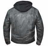 Men's Lambskin Hoody Jacket 6905