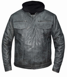 Men's Lambskin Hoody Jacket 6905