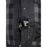 Men’s Black Denim Club Style Vest MDM3025