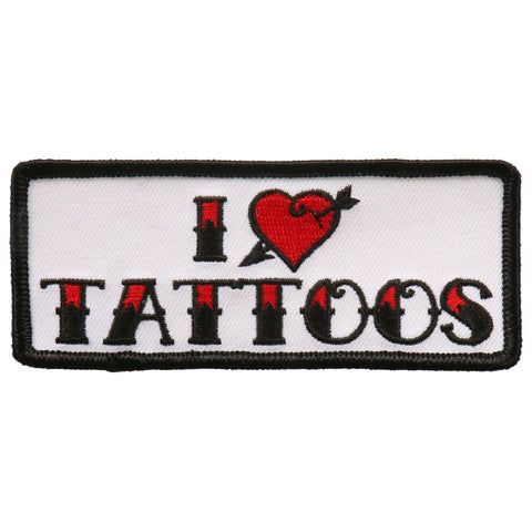 I Heart Tattoos 4" X 2"