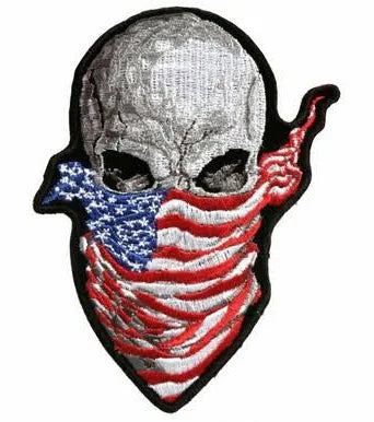 America Rising Skull Patch-4" X 3"